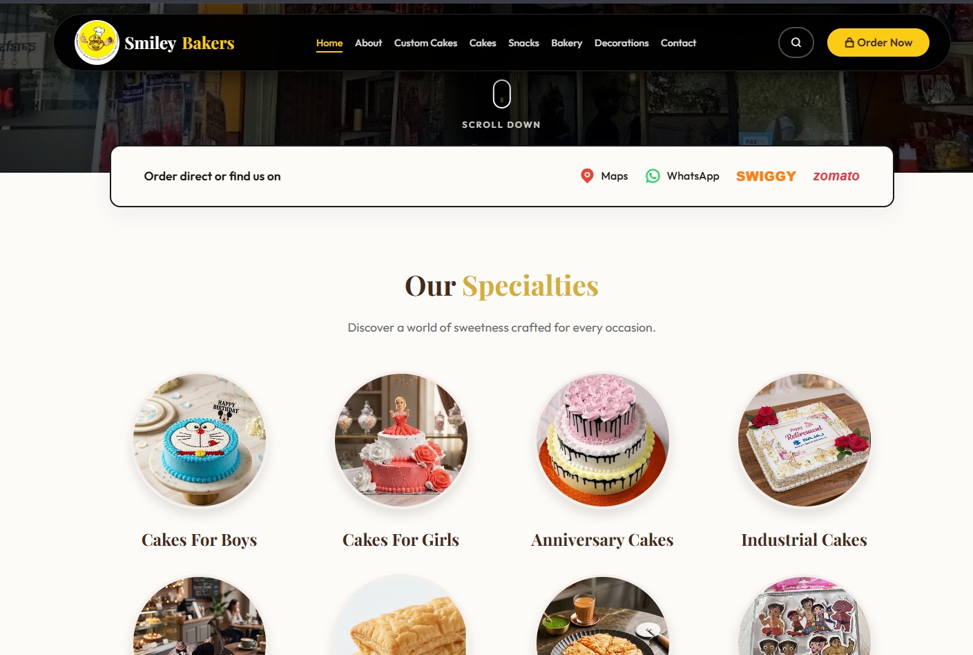 Smiley Bakers Project